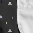 thumbnail image 4 of Geometric Microwave Oven Cover, Triangles Color Bands Memphis Abstract Creative Futuristic Graphic Art, Water Resistant Organizer with Pockets Kitchen, 36" x 12", Dark Taupe Multicolor, by Ambesonne, 4 of 4
