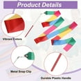 thumbnail image 3 of Uxcell Dance Ribbons, Gymnastics Dance Streamers with Non-Slip Wand Dance Flags Multi-Color, 3 of 7