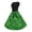 Green, variant on Brilliant St. Patrick's Day Dress Fashion Women Summer Square Neck St. Patrick Clover Printing Loose Sleeveless Dress Green Dresses 2024(Black,S)