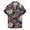 Multicolor3, variant on AHTJRT Men's Classic Retro Aloha Shirt Gradient Palm Fronds Tropical Hippie Style Multicolor M