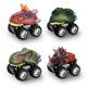thumbnail image 1 of Dinosaur Pull Back Car Alta velocidad Sensible Anti-caída 4 Pack Car Toys Regalos para niños Niños Niñas. Afortunado Sencillez, 1 of 5