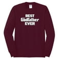 thumbnail image 2 of Wild Bobby, Funny Best Godfather Ever, Pop Culture, Men Long Sleeve Shirt, Maroon, 3X-Large, 2 of 3