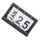thumbnail image 2 of GOOHOCHY 1 calendario perpetuo de escritorio de madera para el hogar y la oficina, calendario diario., 2 of 8