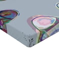 thumbnail image 2 of Ambesonne Modern Fitted Sheet, Friends Shoes in Street, Queen Size, Multicolor, 2 of 3