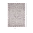 thumbnail image 3 of Contemporary Home Living 3.25' x 5' Faded Medallion Area Throw Rug - Cream and Thistle Purple, 3 of 7