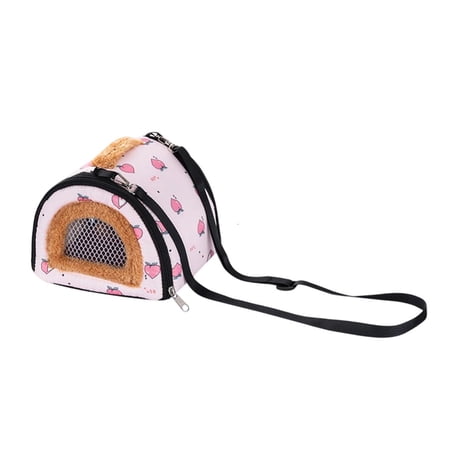 Giaone Portable Hamster Carrier with Mesh Window Breathable for Small Pets Travel