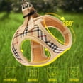 thumbnail image 5 of Puppy Harness and Leash Set - Plaid Cute Adjustable Small Dog Fulll Body Vest Escape Proof Safety, 5 of 7