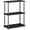 Black & Gray, variant on HOMLUX 3-Tier 29.5" Corner Shelf, Open Shelves for Display and Storage, Perfect for Living Room and Office Organization, Beech & White