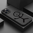 thumbnail image 2 of Funda de teléfono de dibujos animados Matchman para iPhone 11, 12, 13, 14, 15 Pro Max, XR, XS, X, 7, 8 Plus, SE 2020, a prueba de golpes, cubierta de silicona TPU suave mate, 2 of 5