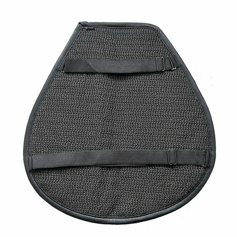 Motorcycle Seat Cushion Pad Breathable Cover Makes Long Rides Comfortable  and - Single layer S