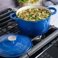 thumbnail image 3 of Crock Pot Artisan 5-Quart Dutch Oven - Sapphire Blue, 3 of 8
