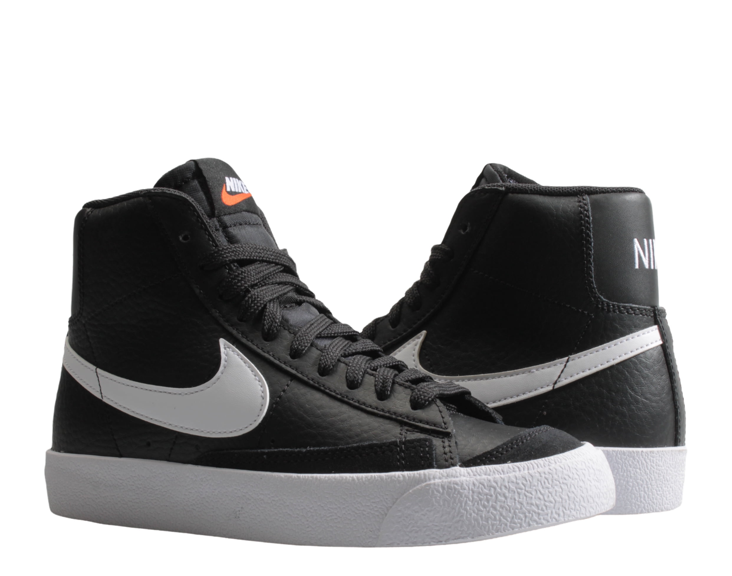 Dar Problema Igualmente Nike Blazer Mid 77 (GS) Big Kids' Shoes Black-White-Team Orange da4086-002  - Walmart.com