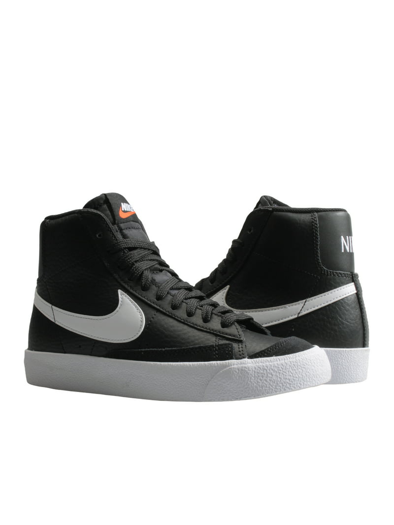 Nike Blazer Mid 77 (GS) Big Kids' Shoes Black-White-Team Orange da4086-002 -