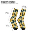 thumbnail image 2 of Sigee Sunflowers for Premium Children's Socks Unisex School Kids Boys Girls,Soft and Comfy Kids' Socks, 2 of 5