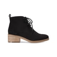 thumbnail image 2 of STYLE & COMPANY Womens Black Pull-Tab Lace Cushioned Rizio Round Toe Block Heel Zip-Up Booties 7.5 M, 2 of 4