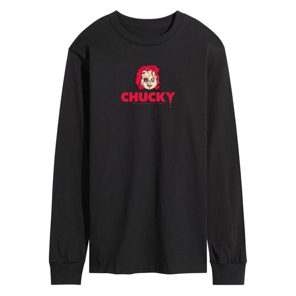 Chucky - Head - Men's Long Sleeve Graphic T-Shirt