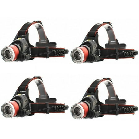 Maxxeon 621 WorkStar Micro USB Rechargeable LED Work Headlamp, Red (4