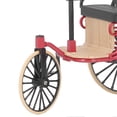 thumbnail image 4 of Modèle de tricycle classique à l'échelle 1:12, ornements de voiture rétro en alliage de haute simulation, décoration pour la maison, rouge, 4 of 4