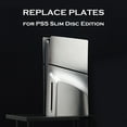 thumbnail image 3 of Replacement Panel Shell for PS5 Slim Disc Edition Gaming Console, ABS Cover Plates, Faceplate Accessories-Deep Blue, 3 of 11