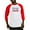 Red/White, variant on CafePress - Your Voice Matters Baseball Tee - Cotton Baseball Jersey, 3/4 Raglan Sleeve Shirt