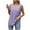 Purple, variant on Plebaso Womens Square Neck Tank Tops Pleated Casual Dressy Blouses Sleeveless Shirts Women's Clothes
