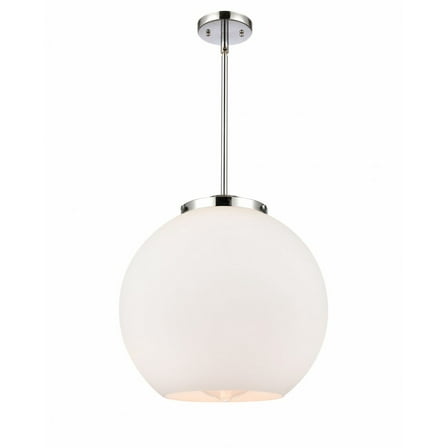 221-1S-PC-G121-16-Innovations Lighting-Athens - 1 Light Pendant In Industrial Style-16.38 Inches Tall and 15.75 Inches Wide-Polished Chrome
