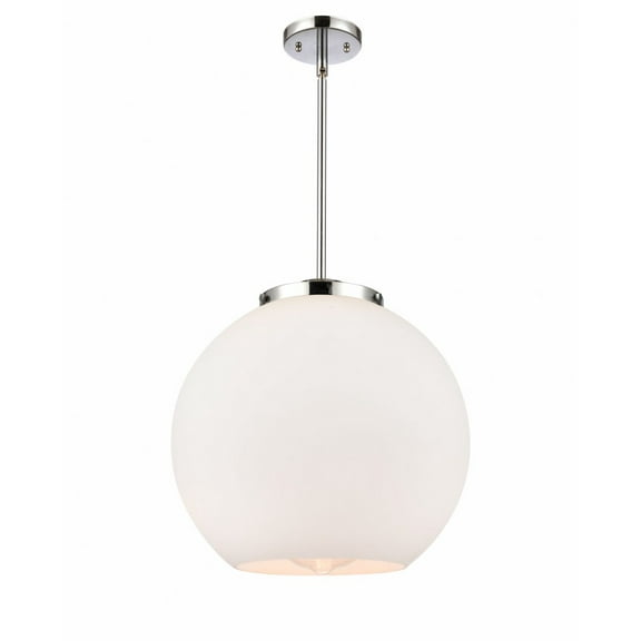 221-1S-PC-G121-16-Innovations Lighting-Athens - 1 Light Pendant In Industrial Style-16.38 Inches Tall and 15.75 Inches Wide-Polished Chrome