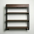 thumbnail image 2 of Ultimate Premium Products Murphy Folding Table, Solid Wood Particle Board, Brown, 2 of 5