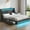 Black, variant on Greenstell Smart Charging Storage Bed Frame - 900lbs Capacity Noise-Free, Full, Off White