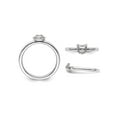 thumbnail image 2 of Gem & Harmony Sterling Silver Kitty Cat Ring with Accent Diamonds for Women, 2 of 5