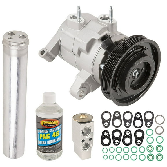 For Dodge Nitro & Jeep Liberty 2009 2011 OEM AC Compressor w/ A/C Repair Kit - BuyAutoParts