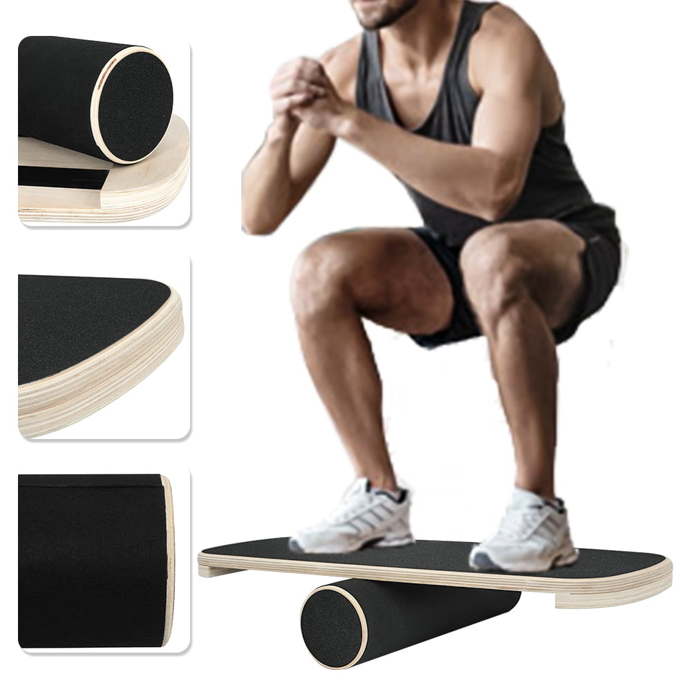 Balance 360 Wooden Balance Board Trainer Surf Slate Fitness Training Crossfit 