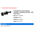 thumbnail image 2 of Front Right Strut and Coil Spring Assembly - Compatible with 2004 - 2007 Suzuki Aerio 2005 2006, 2 of 2