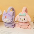thumbnail image 3 of Sanrio Kuromi suave felpa calentador orejera Cinnamoroll Melody Linda orejera invierno al aire libre protección contra el frío orejeras cubierta para regalo, 3 of 5