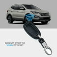 thumbnail image 6 of Car Auto Key Case Carbon Fiber Style Black Cover Fob Shell For Hyundai I 30 2019, 6 of 9