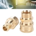 thumbnail image 4 of M22 Male Thread Fitting 3/8in Quick Connector, Pressure Washer Adapter Set Versatile Rustproof  for Hose Pump Ball Valve, 4 of 7