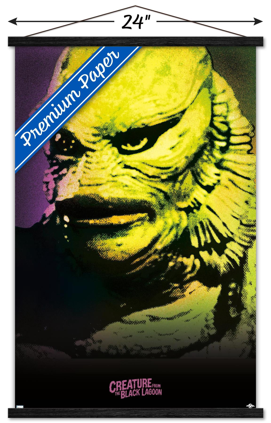 Creature from the Black Lagoon - Close-Up Wall Poster with Magnetic Frame, 22.375" x 34"