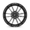 thumbnail image 3 of Fuel D761 Clash 22X10 6X139.7 -18Et 110.2Cb Gloss Black Milled Wheel, 3 of 3