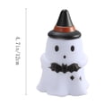 thumbnail image 3 of Halloween Night Light Decor Mini Glowing Ghost LED Table Lamp 4.72x2.95x2.76in Plastic Warm LED & Cute Design for Desktop Bedroom Indoor Halloween Home Decor by MPOISVA, 3 of 9