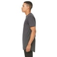 thumbnail image 3 of Bella Canvas Mens-Long Body Tee-3006, M, Dark Grey Heather, 3 of 3