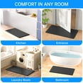 thumbnail image 2 of GPED Kitchen Mat,17.3"×29"Cushioned Anti-Fatigue Kitchen Rug, Waterproof Non-Slip Kitchen Floor Mat, Ergonomic Comfort Rug Standing Mat for Kitchen, Home Floor, Office, Sink, Laundry, 2 of 7