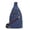 Blue, variant on Stylish Versatile Chest Shoulder Crossbody Bag for Daily Commute and Use Casual Beach Backpack Travel Backpack