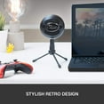 thumbnail image 4 of Micrófono USB Blue Snowball ICE para grabación y transmisión en PC y Mac, cápsula de condensador cardioide, soporte ajustable, Plug and Play - Negro, 4 of 8