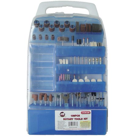 150 Pc Rotary Tool Drum Accessory Kit for Dremel Tool