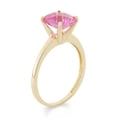 thumbnail image 2 of 10k gold cushion cut gemstone ring, 2 of 2