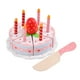 thumbnail image 2 of Juguete para tarta de cumpleaños de cocina, juguete para tartas, juguetes educativos tempranos, tarta de cumpleaños de fresa ños, niñas, Sunnimix Los niños fingen juguetes de pastel, 2 of 8