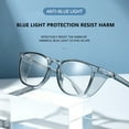 thumbnail image 4 of LUCKYW Safety Glasses, Anti Fog Safety Goggles for Women Men, Blue Light Blocking Stylish Eye Protection Glasses Side Shield,Blue, 4 of 6