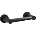 thumbnail image 1 of Toilet Roll Holder Paper Holders Wall Mounted Spring Loaded Flexible Round Mounting Tissue Stand Hanger Bathroom Kitchen Storage Matte Black Stainless, 1 of 3