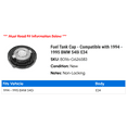 thumbnail image 2 of Fuel Tank Cap - Compatible with 1994 - 1995 BMW 540i E34, 2 of 2