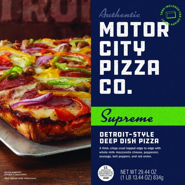 Motor City Detroit Style Supreme Deep Dish Pizza 29 44 Oz Box